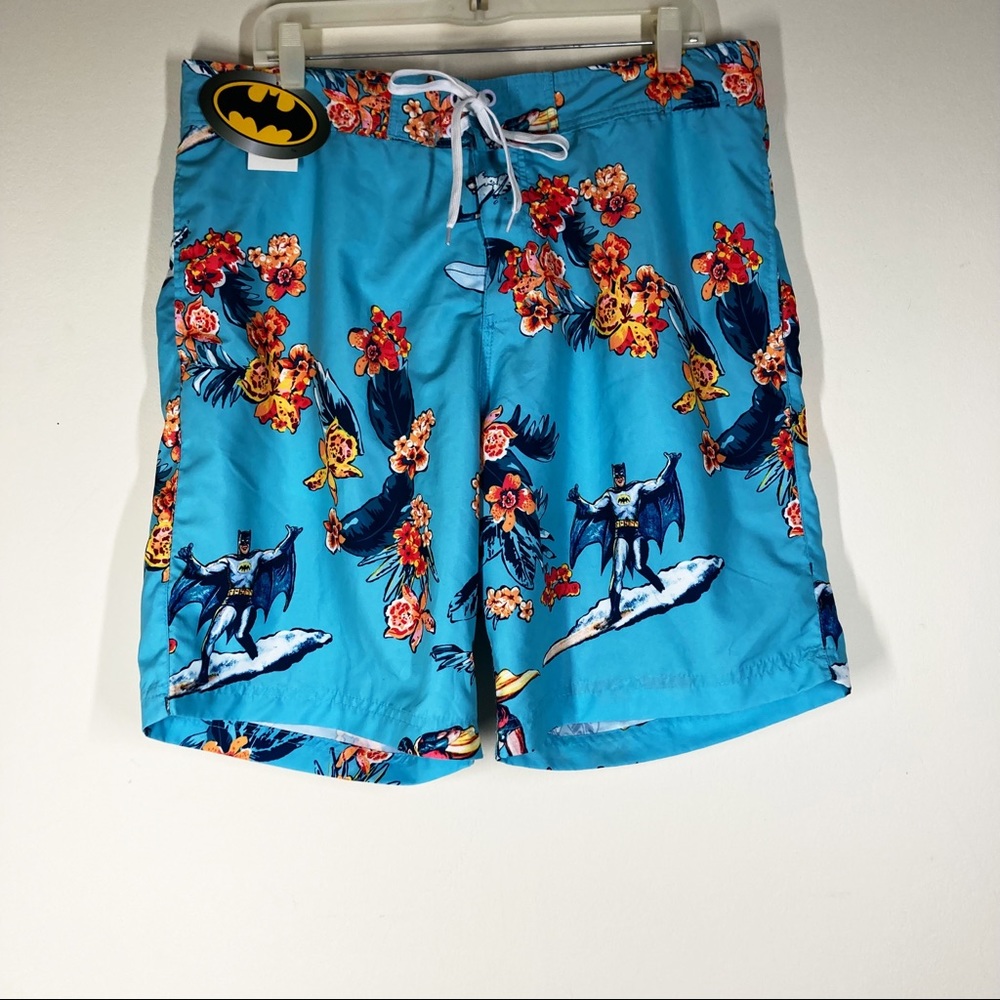 DC Comics Batman and Robin swimsuit Size XL  NWT summer swim